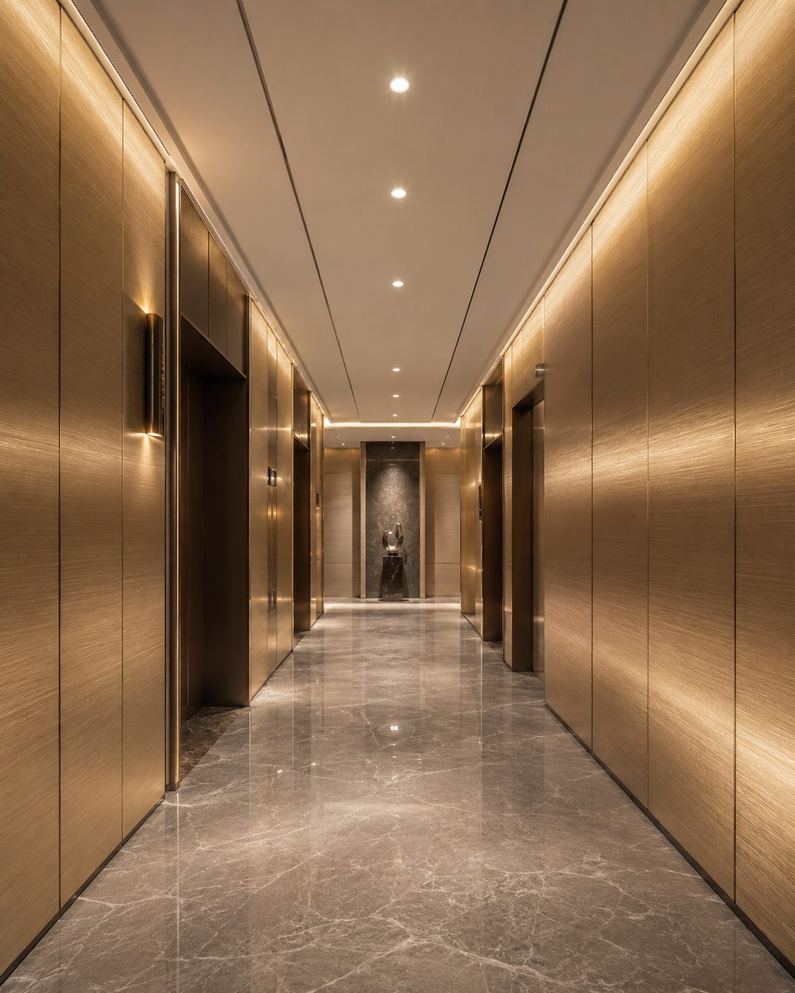 Commercial stainless steel decoration