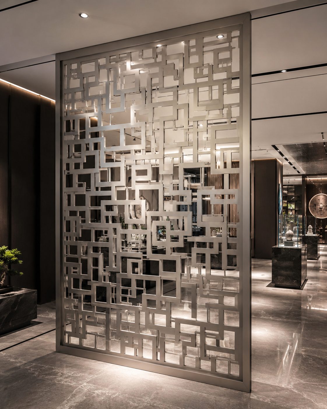 Stainless steel screen space case 06