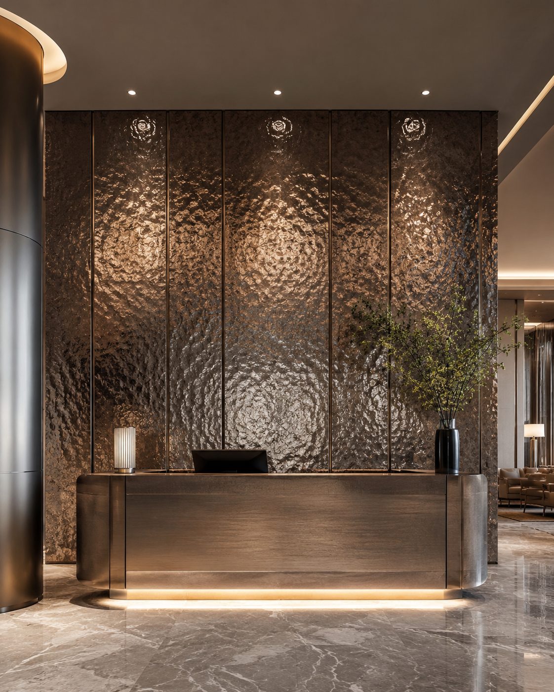 Stainless steel decorative panel space case 03