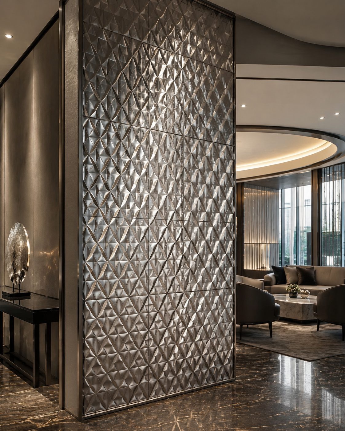 Stainless steel decorative panel space case 11