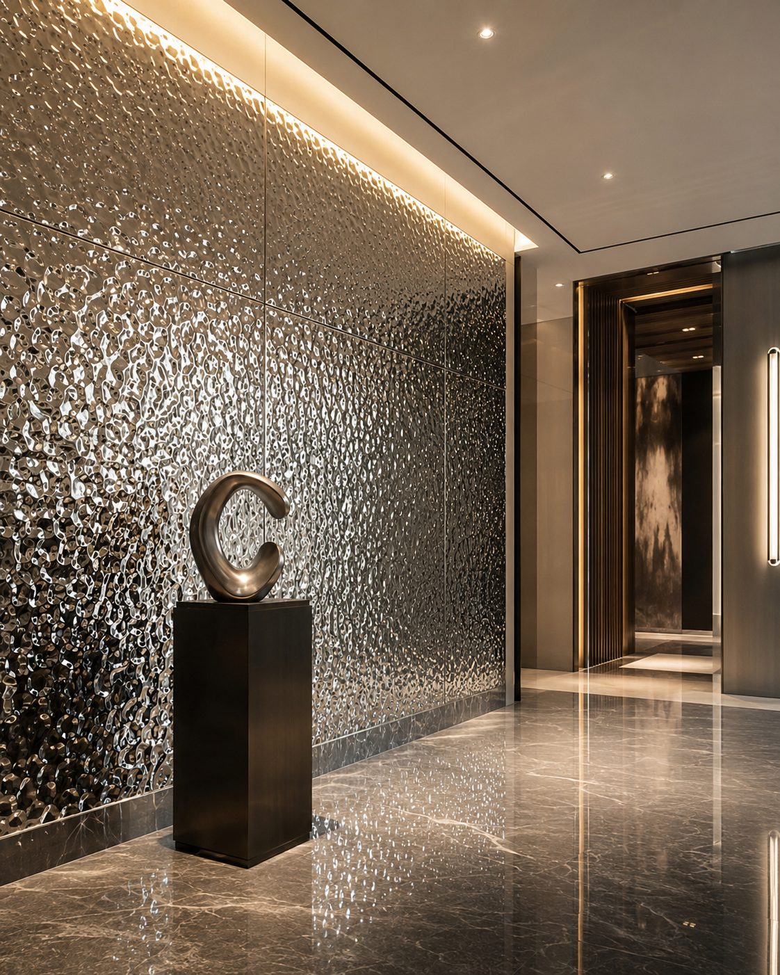 Stainless steel decorative panel space case 12
